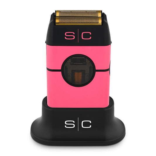 Afeitadora Doble Lámina StyleCraft Rosa con Control Intuitivo de Par
