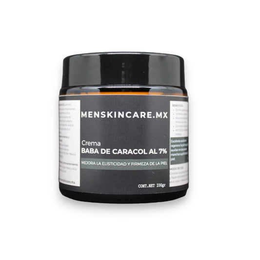Crema Baba de Caracol 100gr para Hombres: Regeneración, Desvanecimiento de Manchas, Elasticidad y Firmeza con Extracto Proteico 7% - Mejora celular