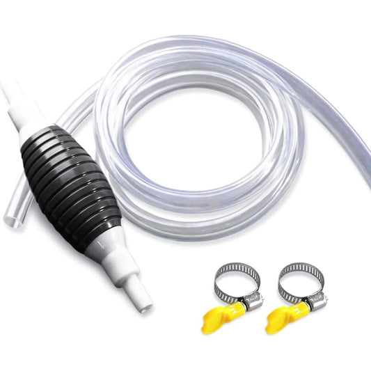 Bomba de Succión de Líquido Multifunción, Bomba Manual de Sifón de Alto Flujo para Gasolina, Bomba de Transferencia de Manual Portátil para Automóvil con Manguera de