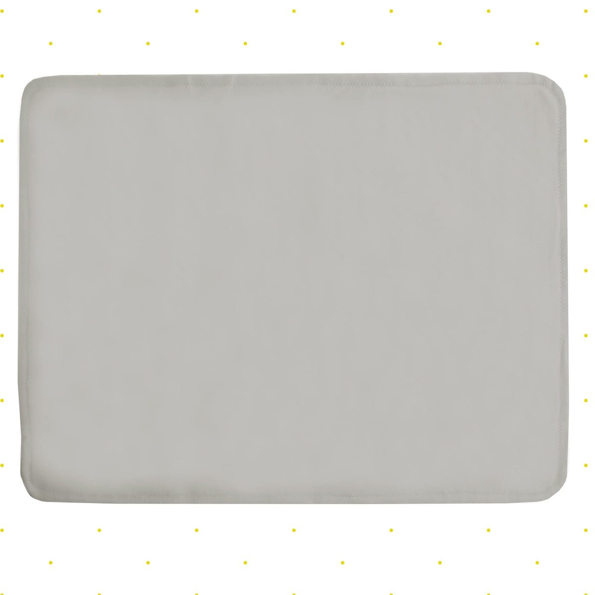 Spasilk Minky - Manta de bebé con Ribete de satén, Manta de Doble Capa para bebés y niñas, Gris, 30" x 40"