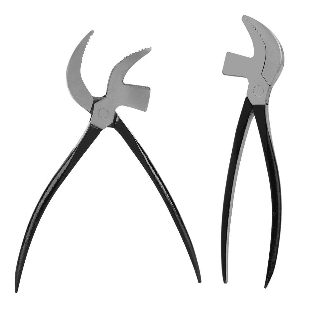 45# Pinzas de Pico Herramientas para Hacer Zapatos para La Herramienta de Trabajo de Bricolaje Artesanal de Cuero Alicates de Zapatero Manuales Con Forma de Pico Metal Crafta