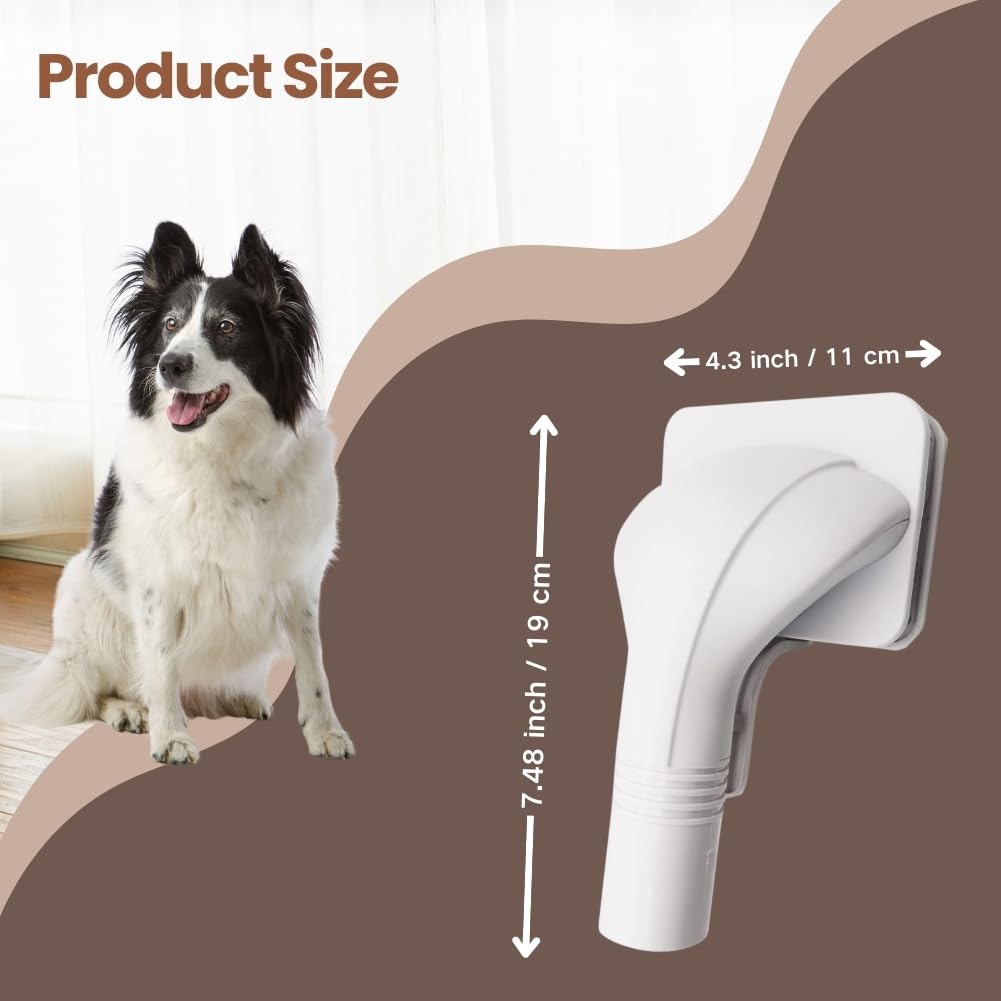 Cepillo para Mascotas IZSOHHOME Azul Desprendimiento y Limpieza Automática para Pelo Largo o Corto￼