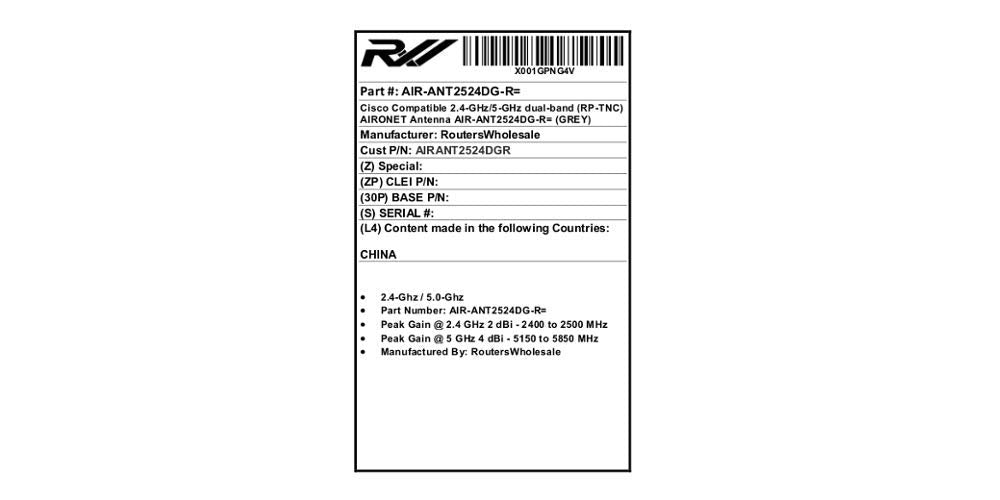 RW RoutersWholesale Kit de Montaje en Rack de 19 Pulgadas Compatible/reemplazo para routers Cisco 2811 Series ACS-2811RM-19=