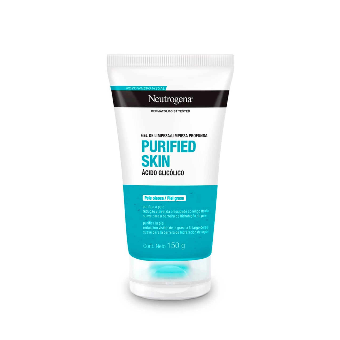Gel Limpiador Facial Neutrogena Deep Clean Intensive Toronja Ácido Salicílico 60 ml + Gel Limpiador Facial Purified Skin Ácido glicólico 150 g