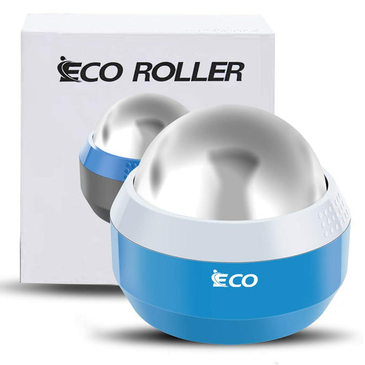 iECO Cryosphere Cold Massage Roller Ball - Pelota de masaje para alivio con frío y calor, liberación miofascial, terapia de puntos gatillo, nudos musculares - Masajeador de hielo para tejido profundo