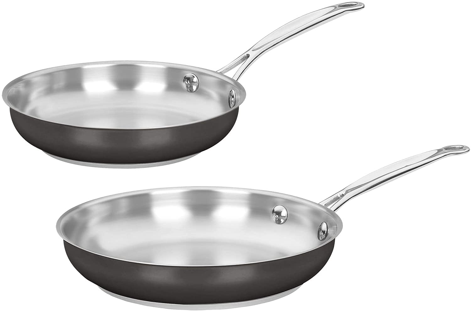 Bateria De Cocina 11 Pzs De Acero Inoxidable Negro Cuisinart