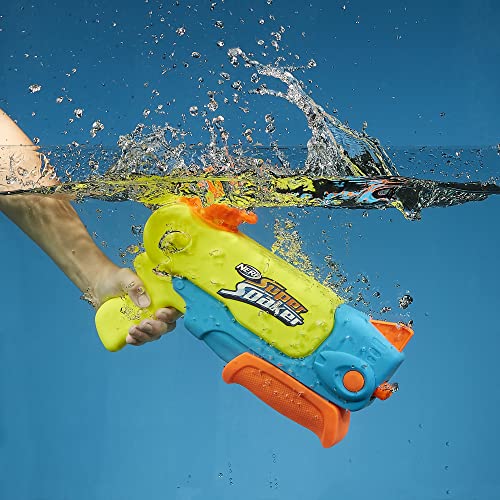 Lanzador de Agua Nerf Super Soaker Wave Spray con Chorros Ondulantes para Niños y Niñas