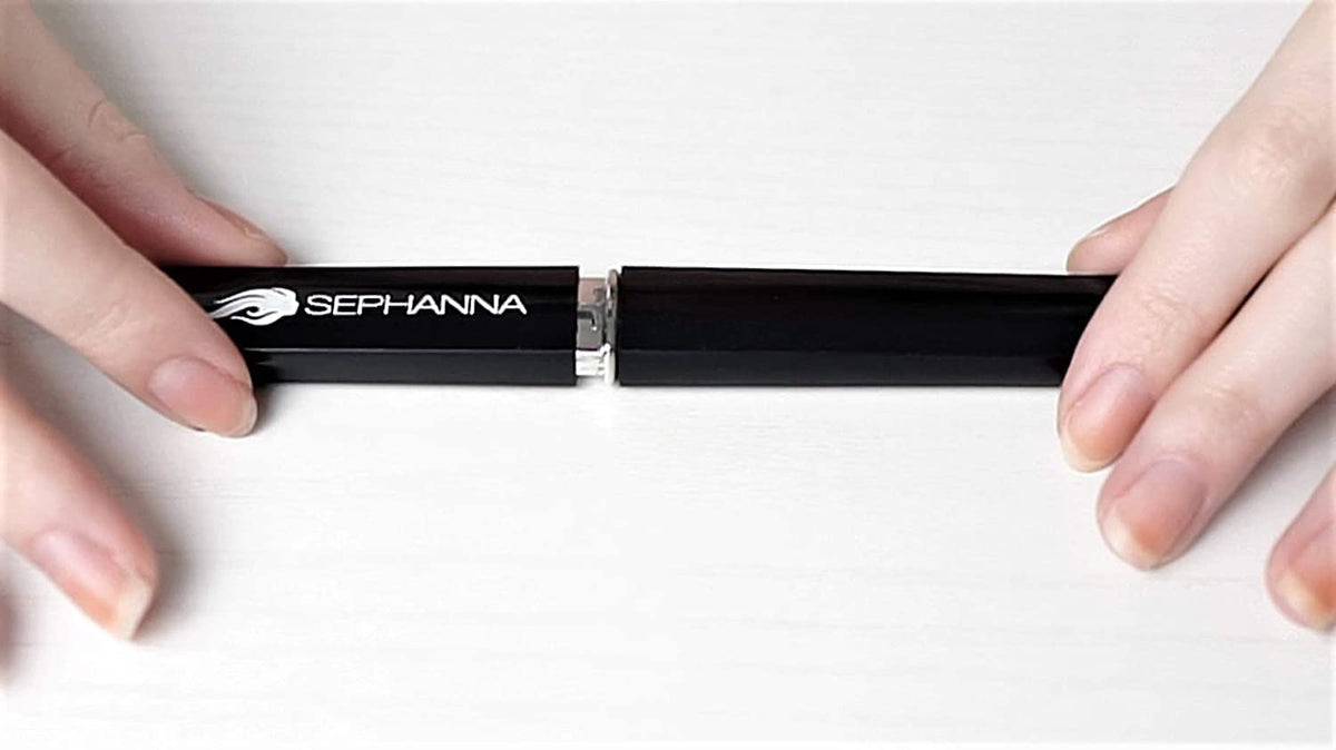 Sephanna Lima de uñas de cristal unisex de alta calidad, lima de uñas de cristal portátil con estuche para manicura y pedicura, acabado suave para uñas naturales y acrílicas (paquete de 3)
