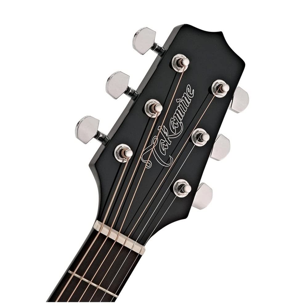 Takamine GF15CE-BLK Dreadnought Cutaway Guitarra acústica-eléctrica, color negro