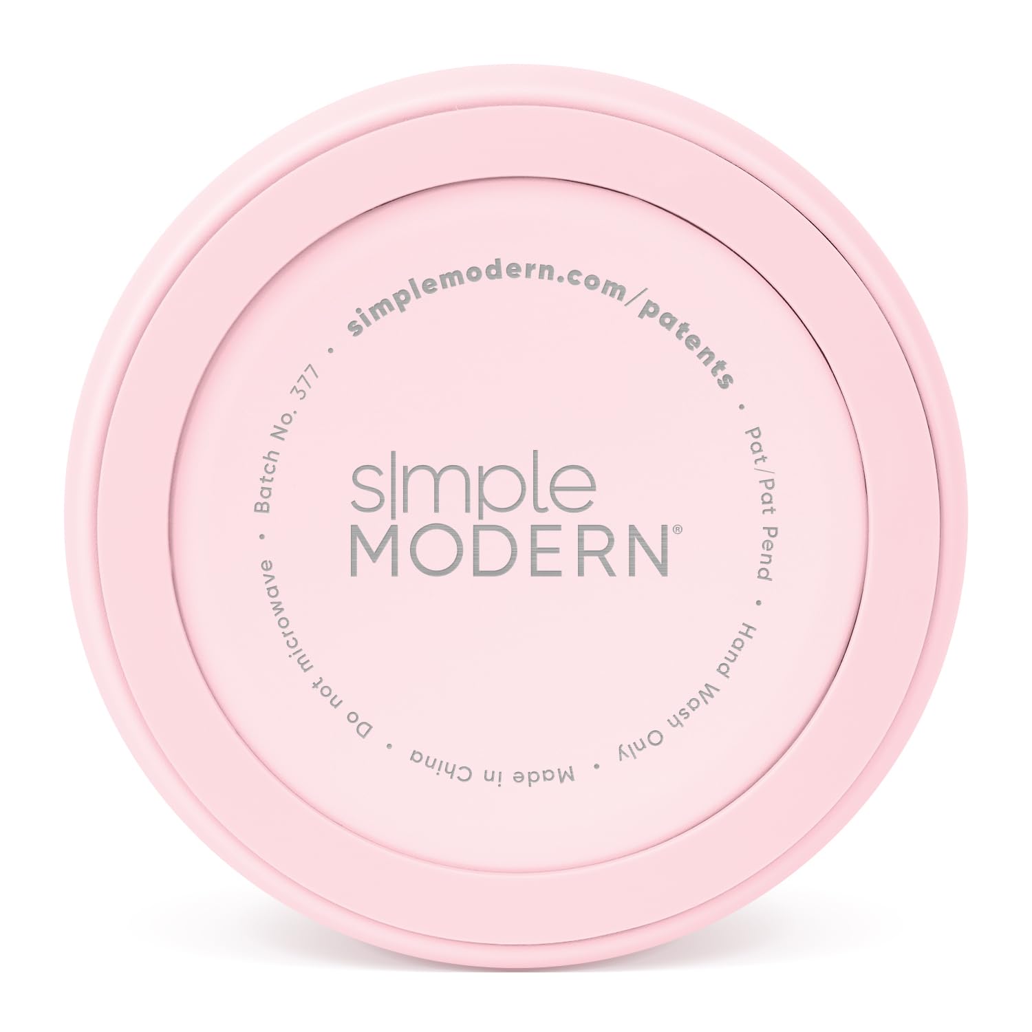 Tazón de Agua Grande Simple Modern Acero Inoxidable Reutilizable Blush para Mascotas