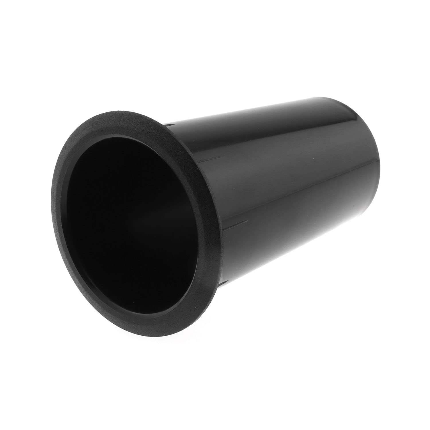 DGZZI - 2 tubos de puerto de altavoz de plástico ABS negro de 111 x 68 mm, 2.68 x 4.37 pulgadas, caja de altavoces, puerto de aire de bajo para altavoz DJ/PA de 2 pulgadas de diámetro de instalación