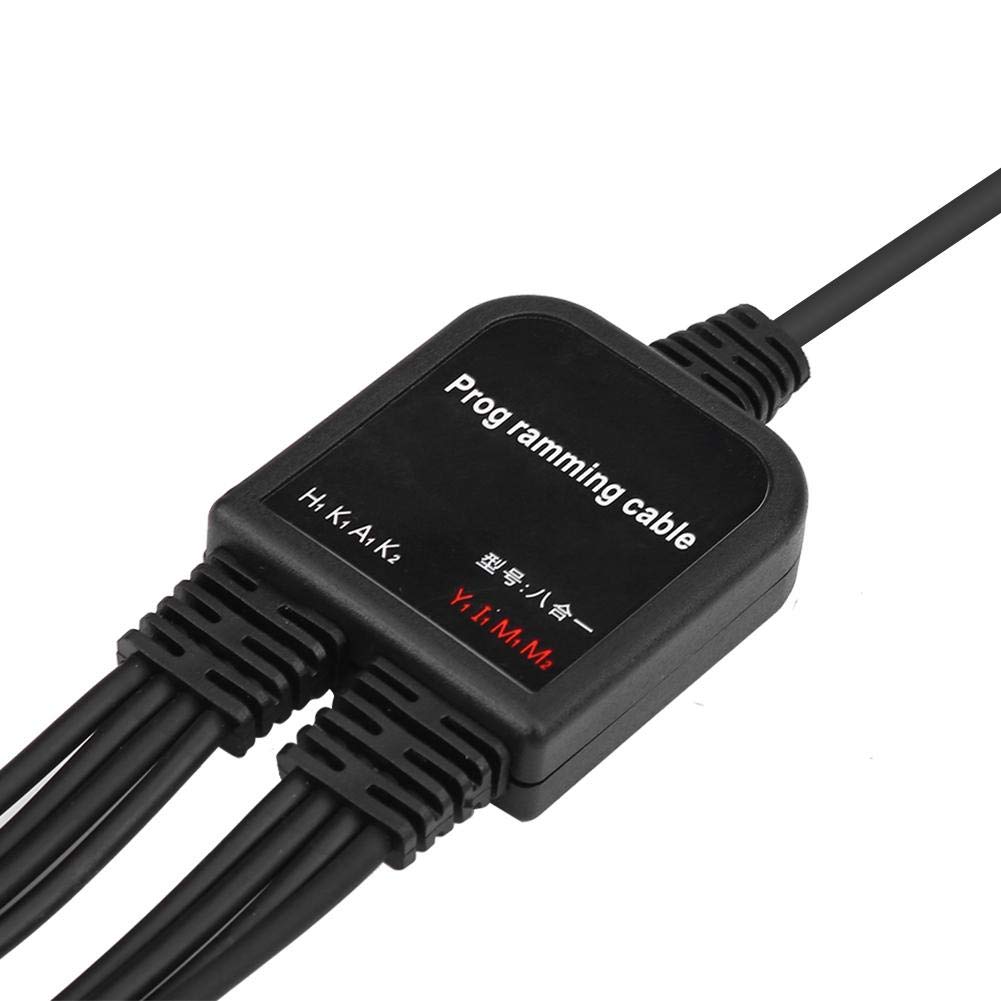 Cable de programación USB 8 en 1 para KENWOOD/QuanShengcn/Tyt/Motorola Radio