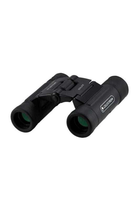 Celestron – Binocular UpClose G2 10x25 – Óptica de Revestimiento múltiple para observación de Aves, Vida Silvestre, Paisaje y Caza, prismático de Techo para Principiantes