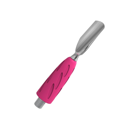 Staleks Combo Uniq 17 Pieza De Trabajo – Empujador Ancho Y Redondeado Para Mango Modular – Trabajo Suave De Cutículas Para Uñas Anchas