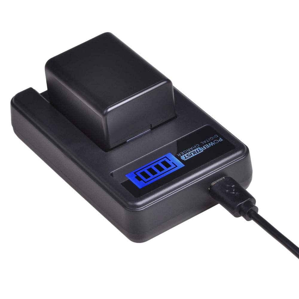 Batería y Cargador USB PowerTrust BP-718 para Canon HFR80 HFR800