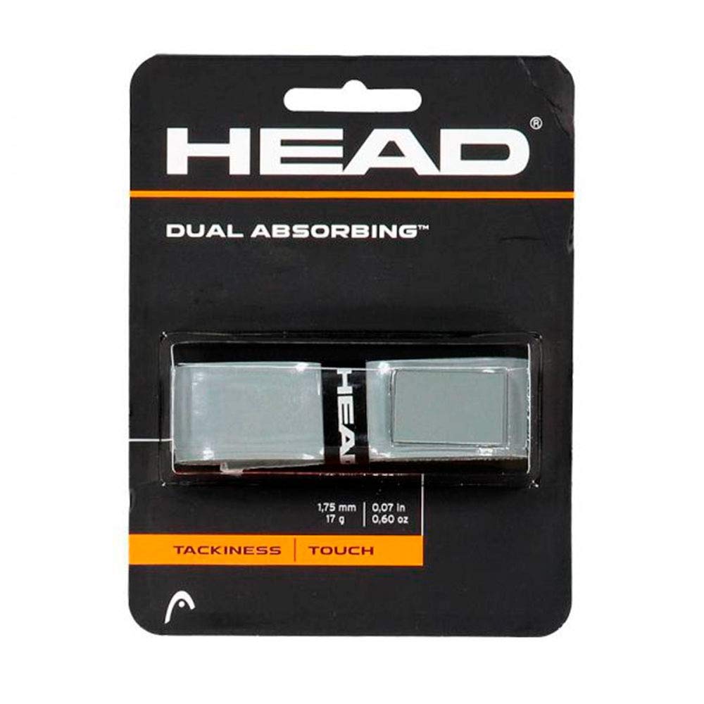 HEAD 285034 Grip para Tenis Dual Absorbing, Negro, 12 Piezas