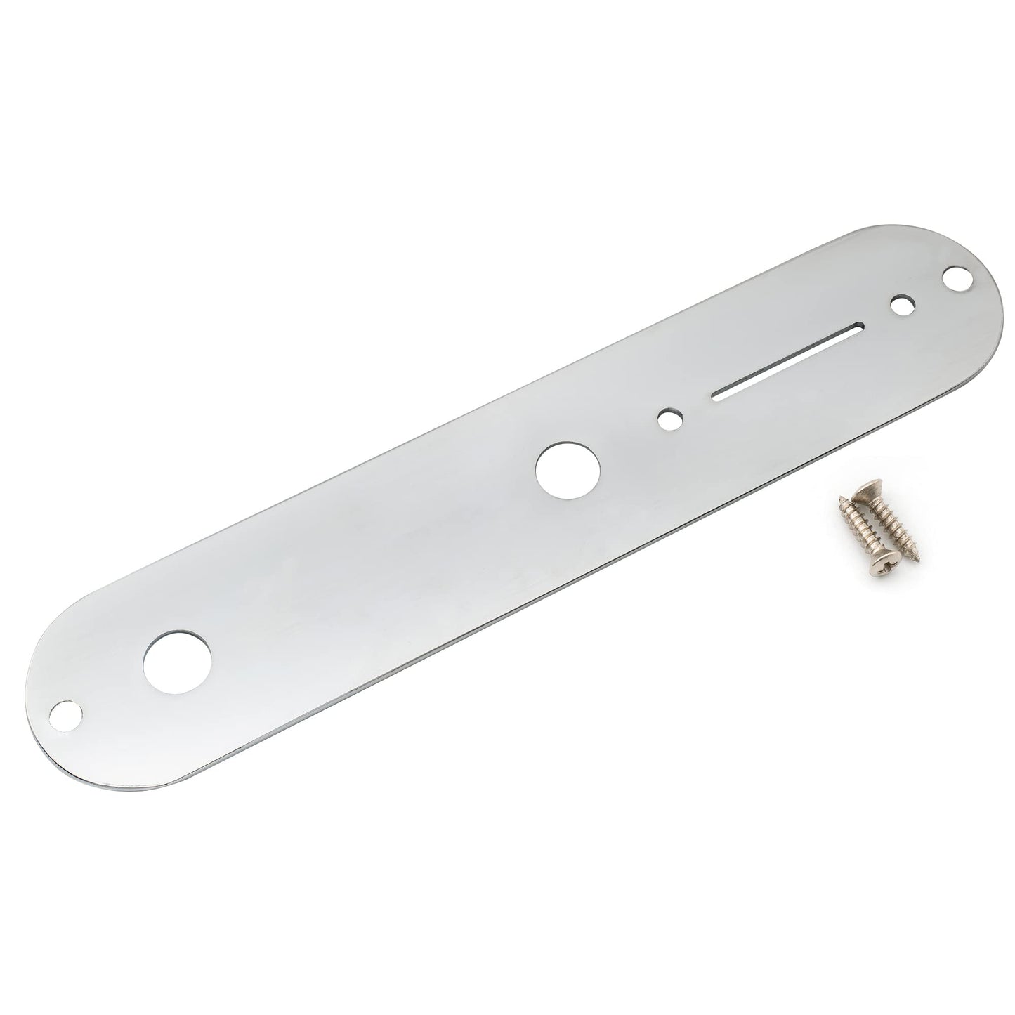 Musiclily Pro 32mm Acero Placa Control Telecaster para Guitarra Eléctrica tipo Tele, Cromado