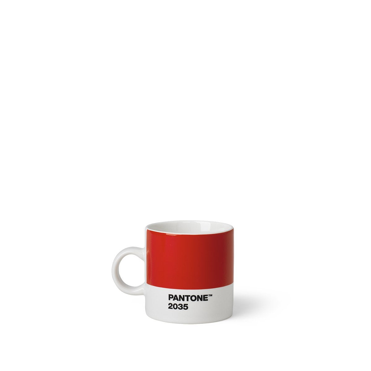 Taza de Café Pantone Rojo Porcelana Fina 120 ml