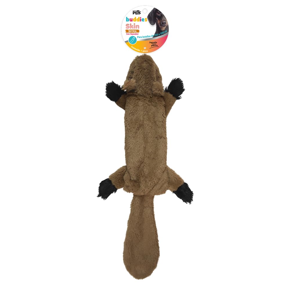 Juguete para Perro Fancy Pets Nutria con Sonido y Botella Reemplazable