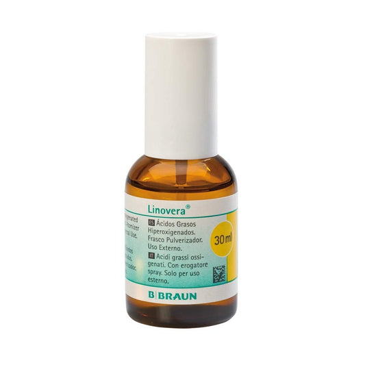 BBraun Linovera Aceite humectación profunda Frasco con 30ml para cuidar y nutrir tu piel.