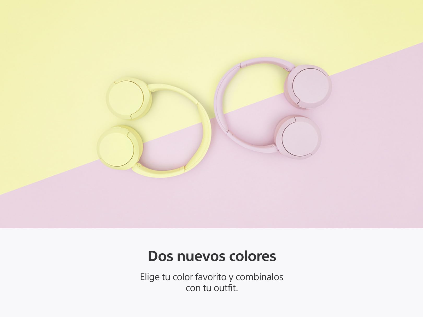 Audífonos Inalámbricos Sony Rosa Modelo WH-CH520