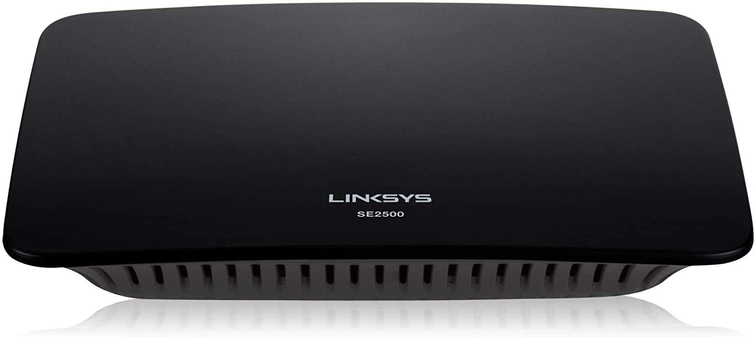 Lynksys 5-Port Gigabit Ethernet Switch - Switch de red, color negro