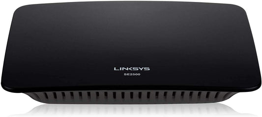 Lynksys 5-Port Gigabit Ethernet Switch - Switch de red, color negro