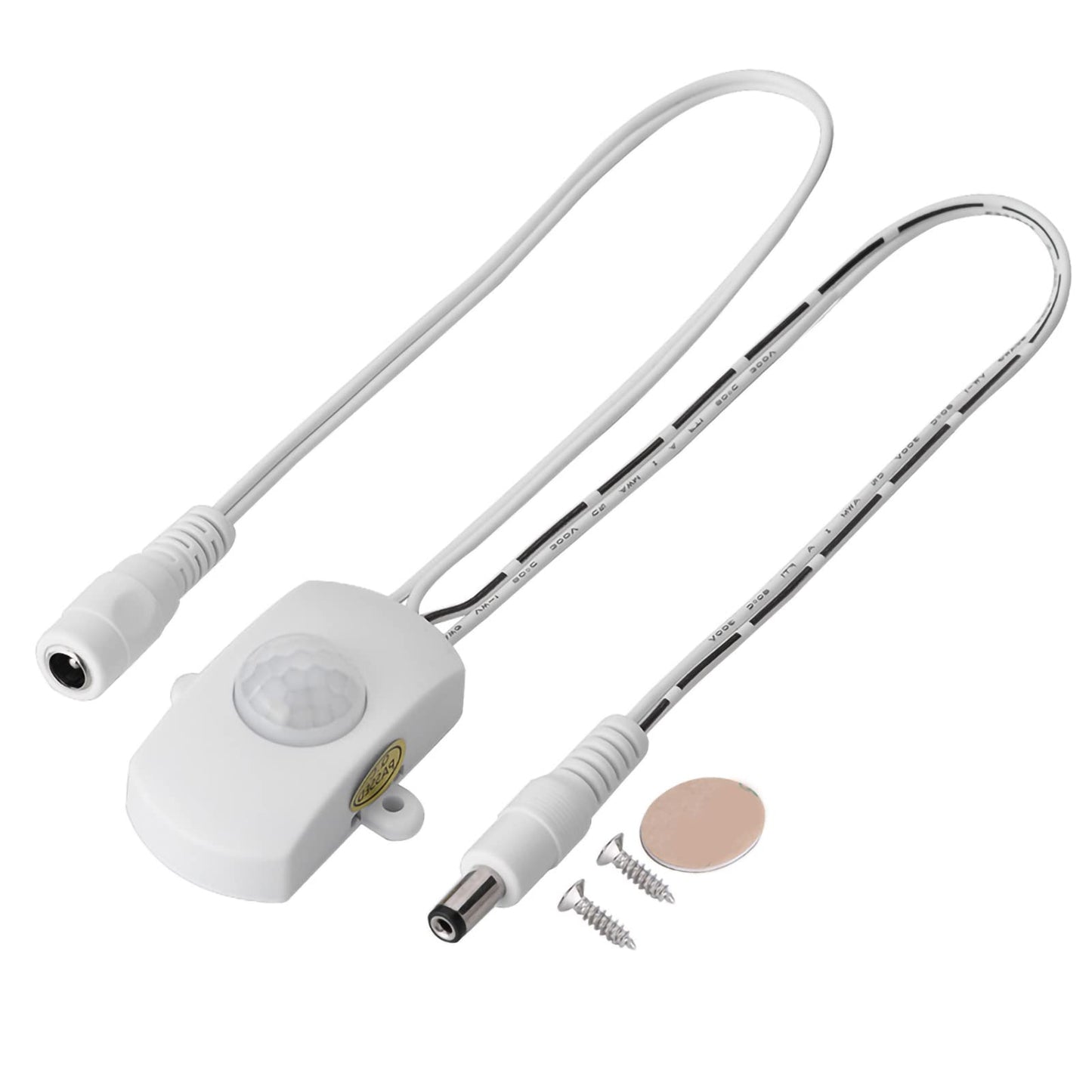 Interruptor Automático Sensor Infrarrojo Richer-R Mini 5A DC 6-24V Movimiento PIR con Rango de 120 Grados hasta 7 m para Iluminación Tira LED