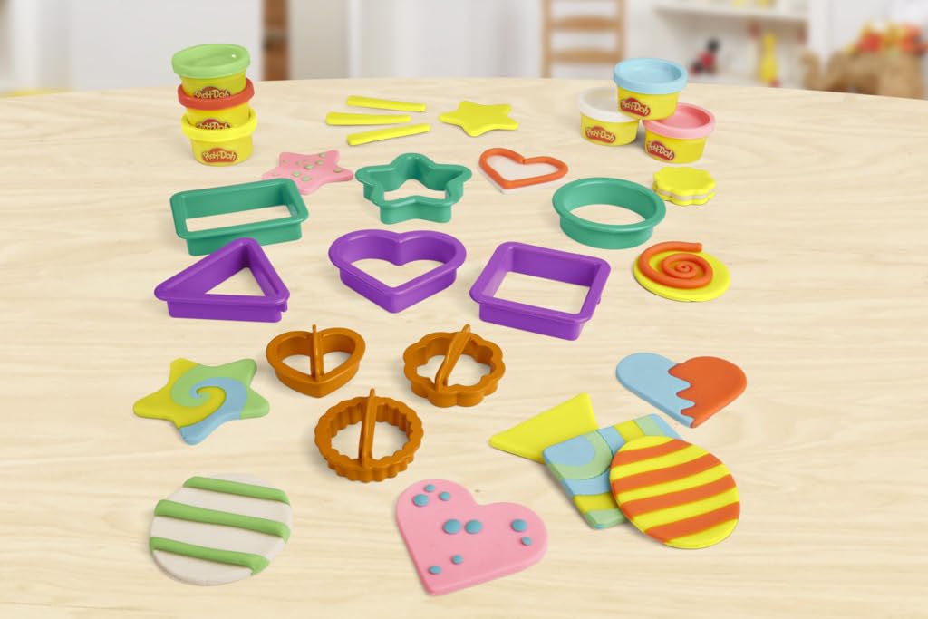 Kit de Manualidades Play-Doh Formas Multicolor con Compuesto de Modelado y Accesorios para Niños y Niñas