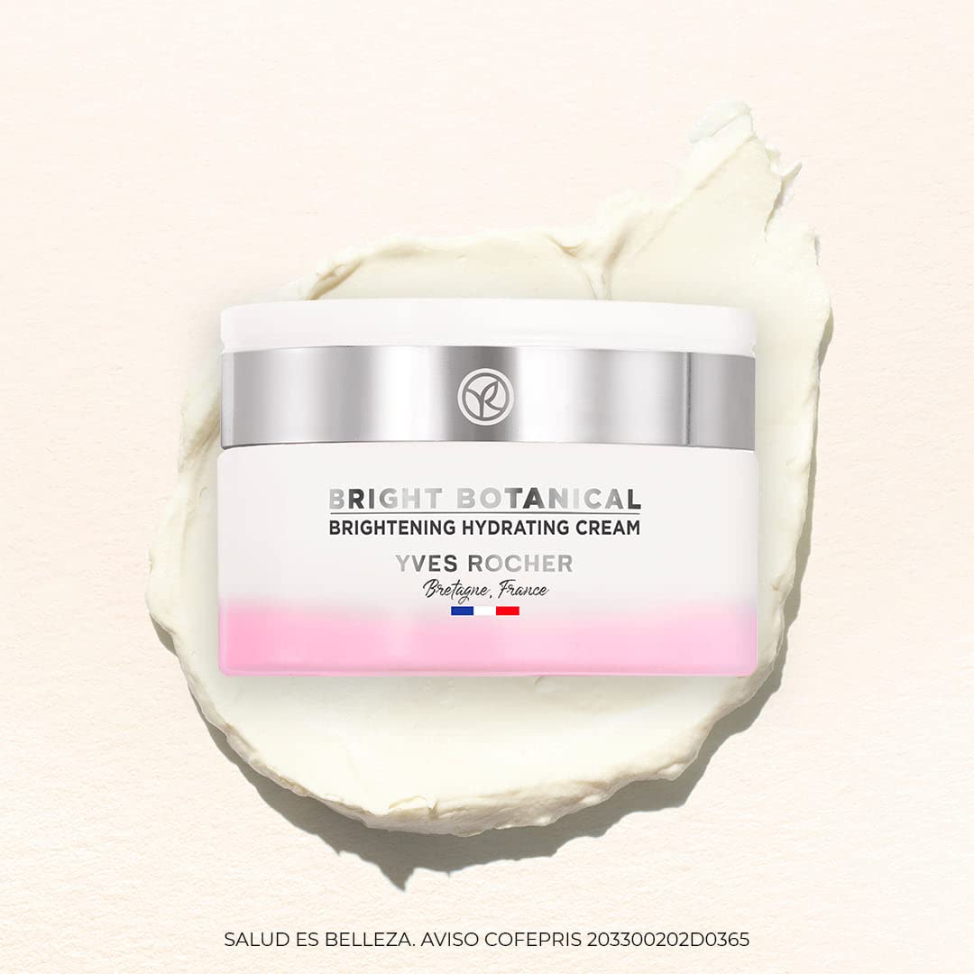 Yves Rocher Set Bright Botanical: Contorno de Ojos Iluminador (15 ml) + Crema Facial Iluminadora Día y Noche (50 ml