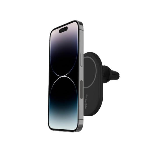 Belkin WIC004BTBK-NC Cargador inalámbrico magnético para coche de 10 W, Negro