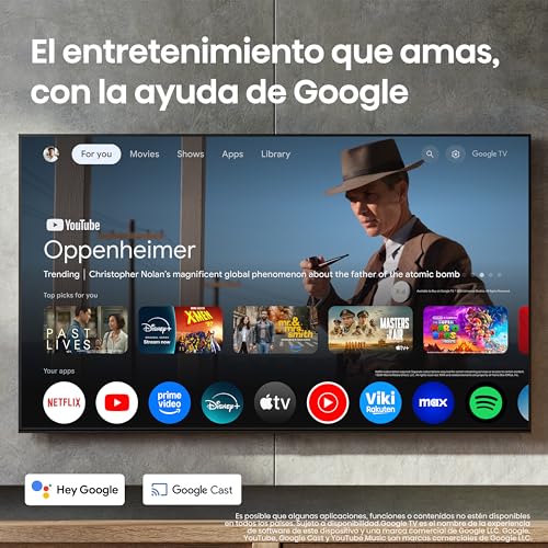Hisense Television U8QG(Modelo 2025) Pantalla 100 Pulgadas,Mini-LED Pro Smart Google TV UHD 4K,Control Remoto por Voz con Alexa,Modo de Juego Ultra de 165 Hz,Hi-View AI Engine Pro