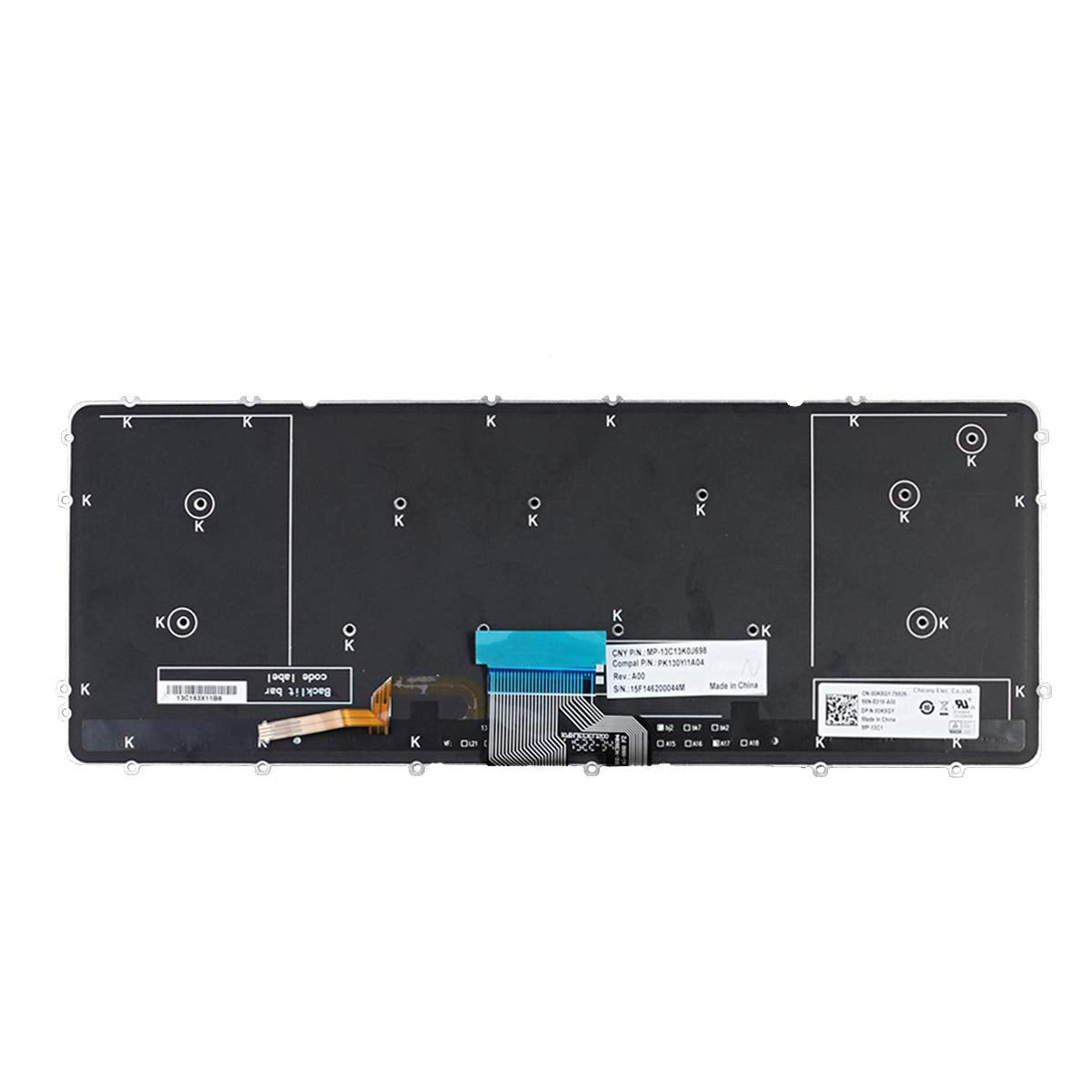 Teclado Retroiluminado LXDDP Dell Precision M3800 XPS 15 US negro Repuesto