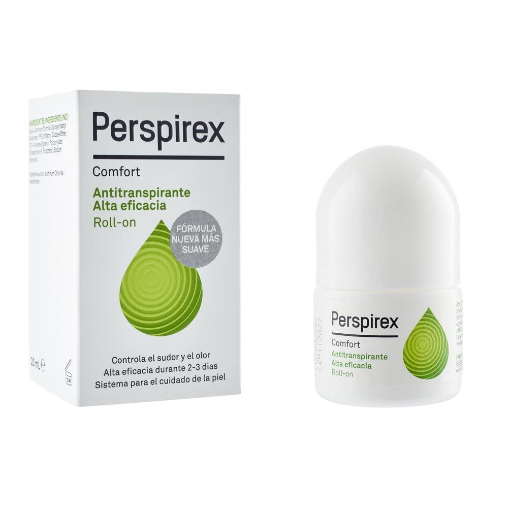Perspirex Roll-On desodorante | antitranspirante clínicamente probado | control de sudoracion | 120 HORAS o 5 DIAS de proteccion | aplicar 2 veces por semana | caja roll-on 20ml… (comfort)