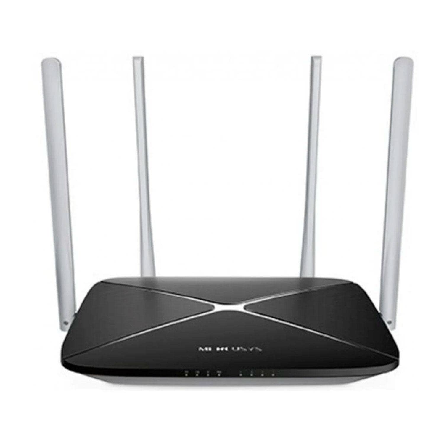Router Inalámbrico Mercusys Negro Banda Dual 1200Mbps 4 Antenas Fijas