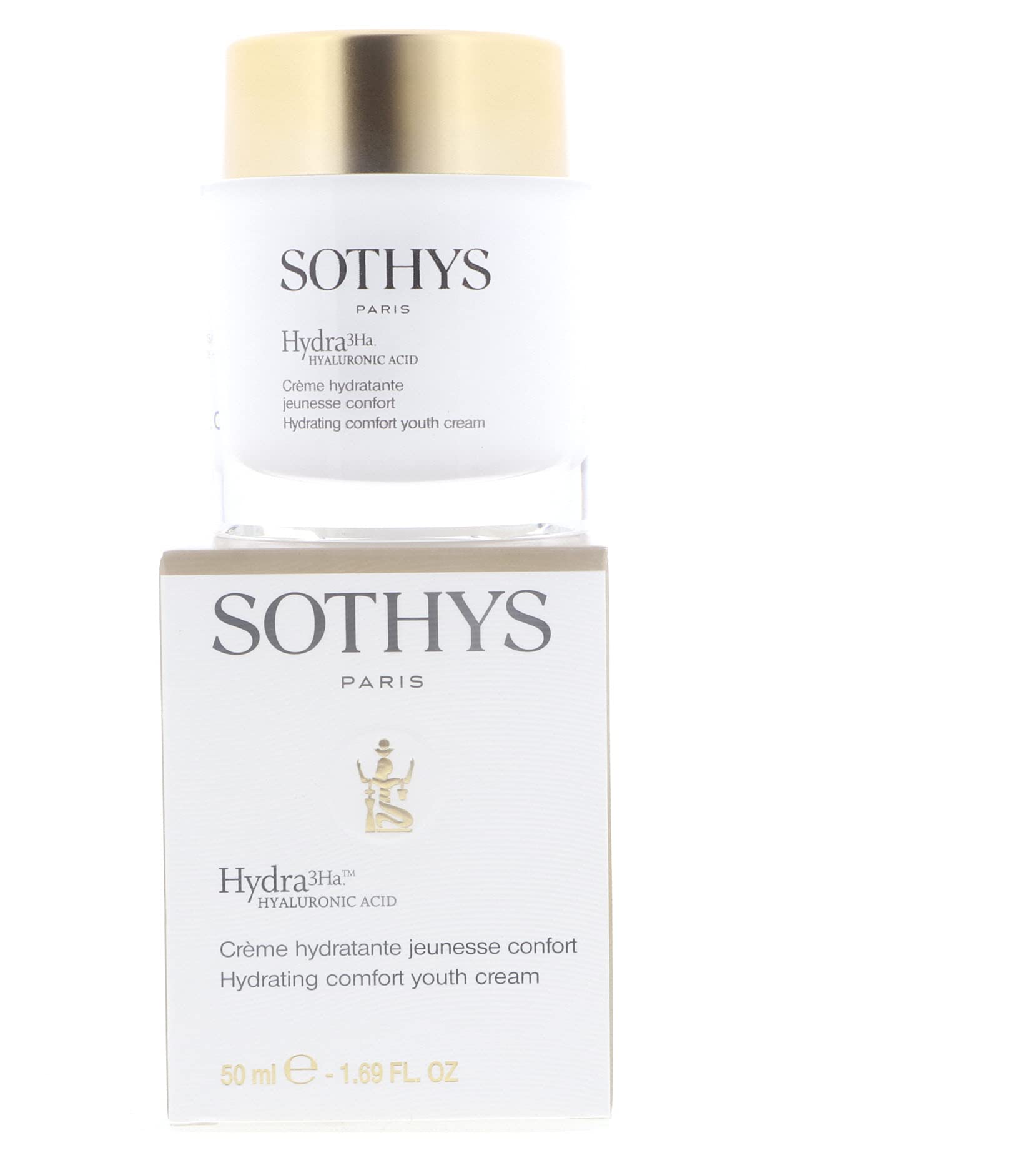 Sothys Hydra3ha Hydrating Comfort Youth Cream, 1.69 Ounce