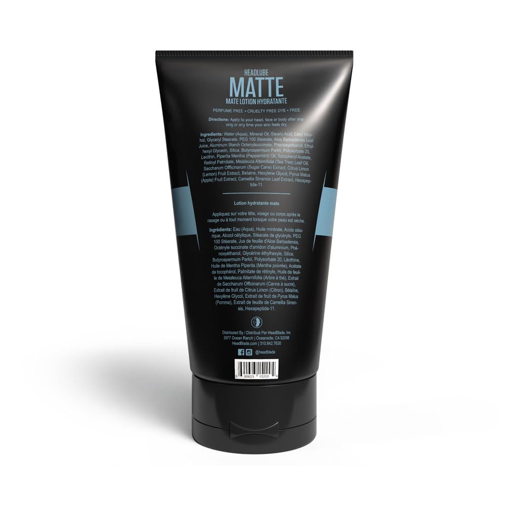 HeadBlade HeadLube Matte Moisture Lotion 5 oz