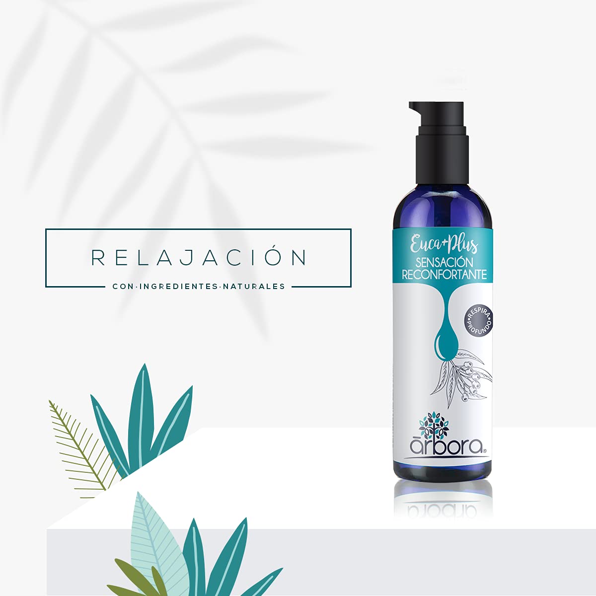 Aceite Aromaterapia Árbora Eucalipto Euca+Plus 90 ml para Recomfortar Molestias Invernales