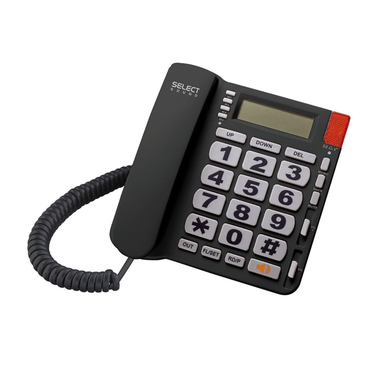 Select Sound Teléfono Alámbrico con Numeros Grandes