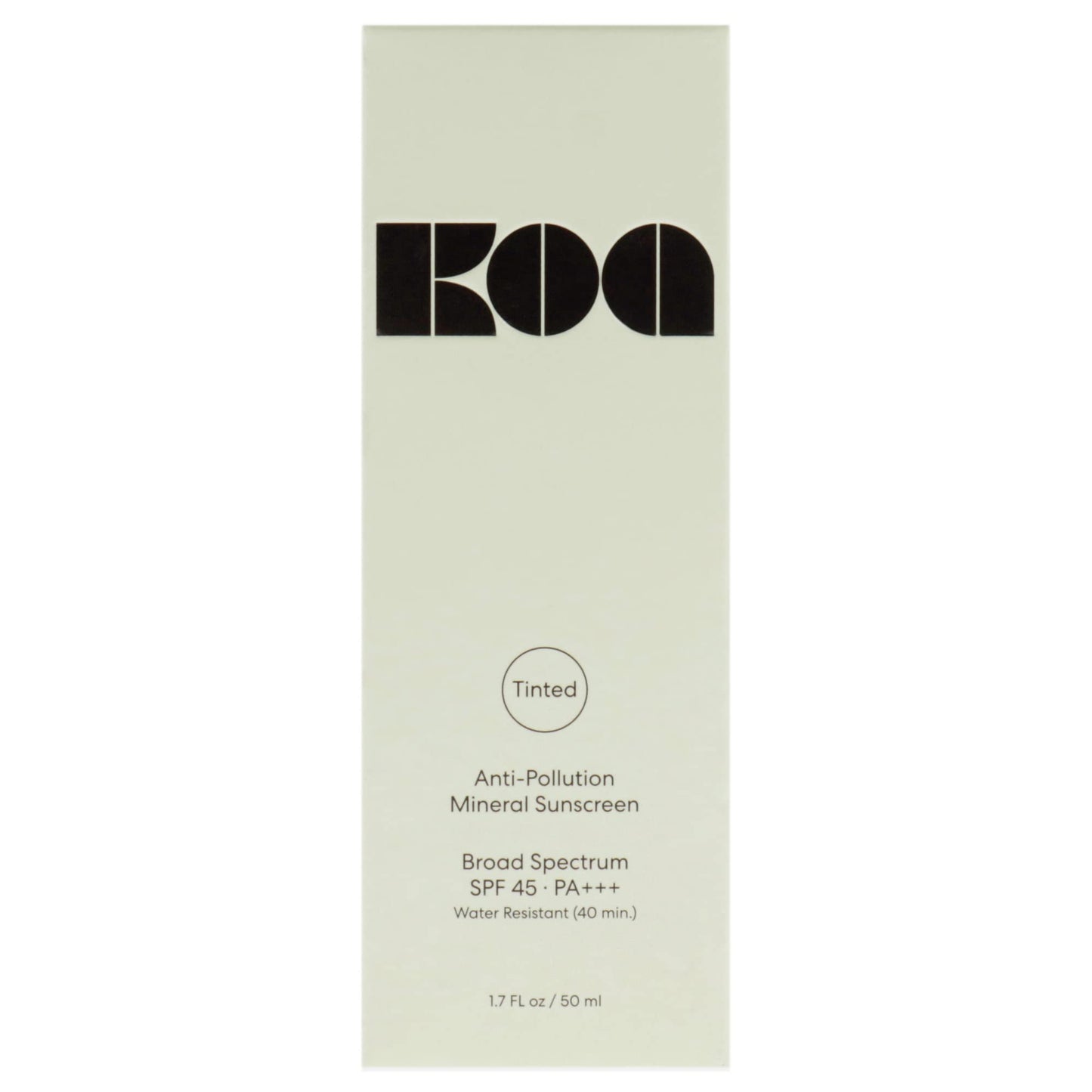 Koa Protector solar mineral - con color - Ingredientes tradicionales y nutritivos de Hawaii - Protege la piel del sol sin la capa blanca - Fórmula ligera y profundamente hidratante - 50 ml