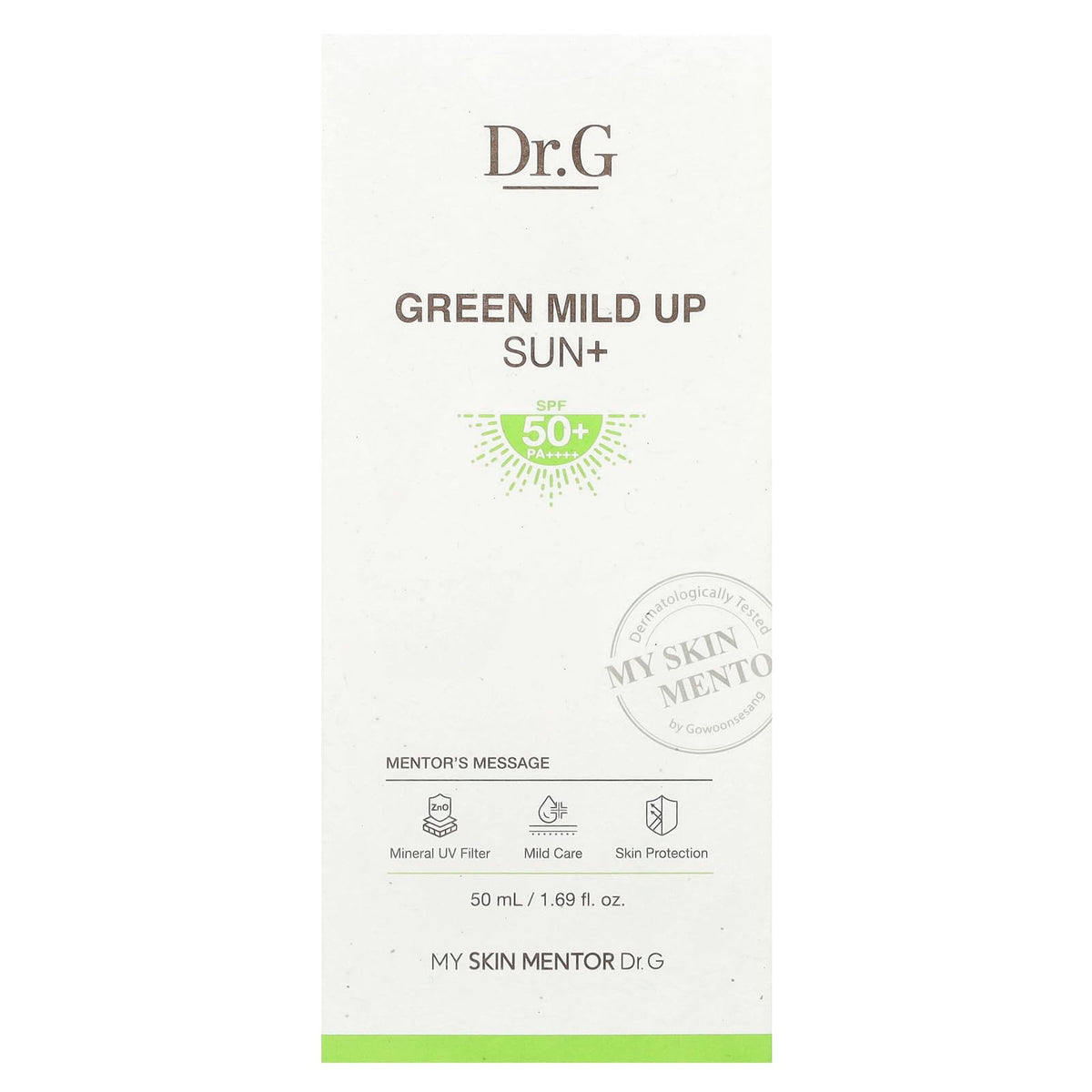 Dr.G Sol Verde Suave + (50Ml) Spf50+ Pa++++