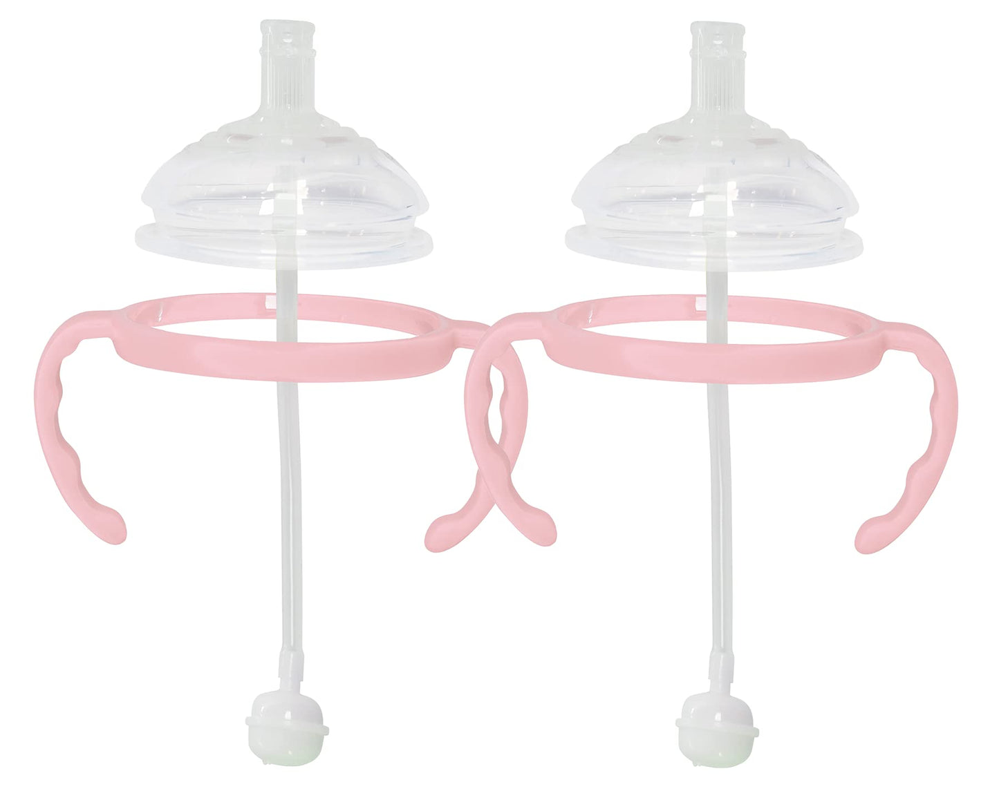 Botabee Kit De Transición De Vaso Con Pajita Para Biberones Comotomo | Kit De Conversión Compatible Con Biberones De 140 Y 227 Ml | Tetina De Silicona Suave Con Tapa De Pajita Y Pajita Con Peso Para A