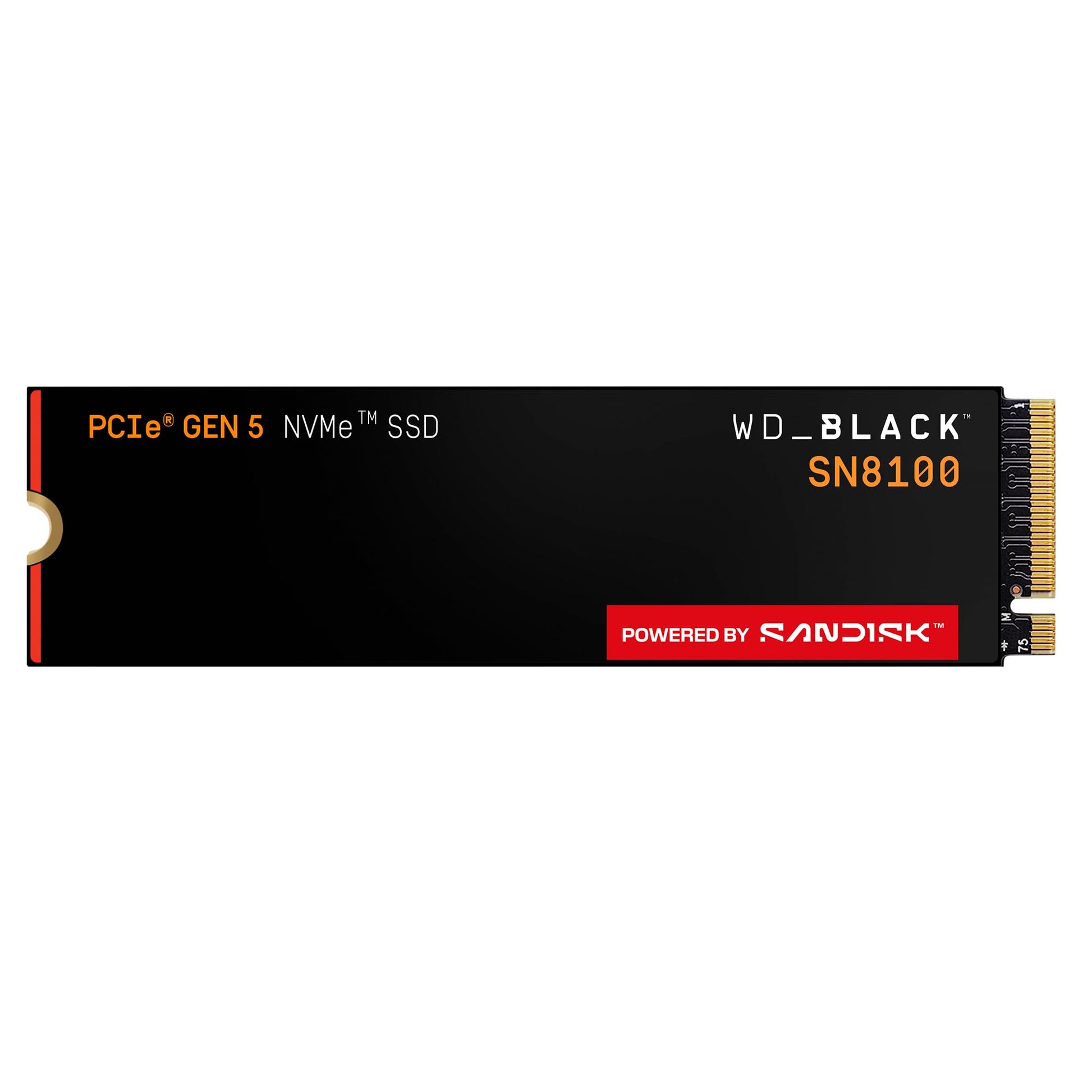 WD_BLACK - Unidad de Estado sólido Interna para Juegos SN8100 NVMe de 4 TB - Gen 5 PCIe 5.0x4, M.2 2280, hasta 14.900 MB/s - WDS400T1X0M