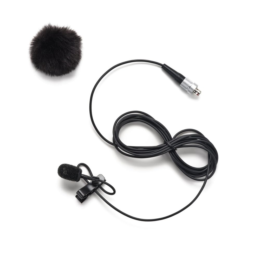 Lavalier K9 LEMO3 Omni Negro con Conector de 3 Pines para Shure, Lectrosonics, Sennheiser y más