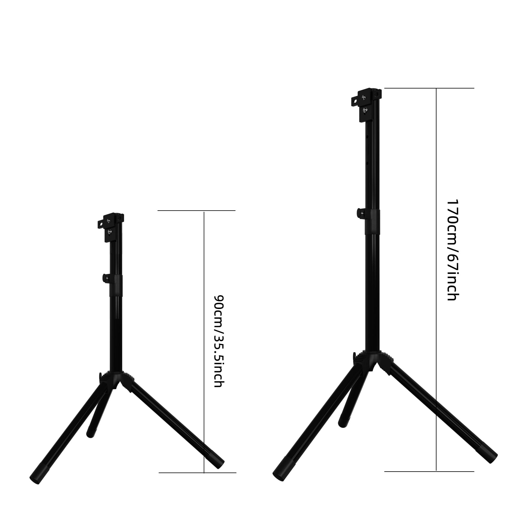 Soporte de Ventilador Holográfico 3D con Base Multifunción y Trípode Plegable de 15.5 a 39.5 Pulgadas