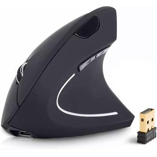 Mouse Ergonómico Recargable EASYTAO Negro con Protección para el Brazo