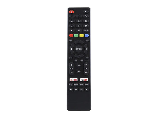 Control Remoto Compatible con Element E4sft551rem E4sft551 ALUX Al50sbuhd Rc-741pc Atvio At-u58s840 Infocus Im32es840 HKPRO Hkp40sm10 Netflix Youtube Pantalla Smart TV