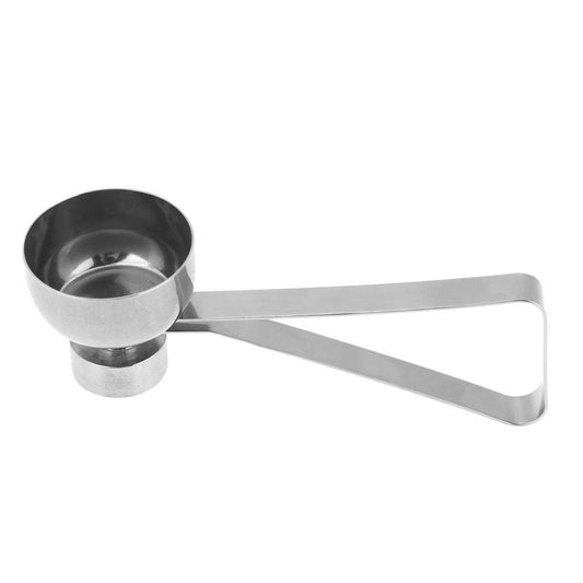 Cortador para Huevo Cortador de Cáscara de Huevo Acero Inoxidable Abridor Limpio Herramienta de Cocina de Galleta Para Eliminar Cáscaras de Huevo Duro(M)