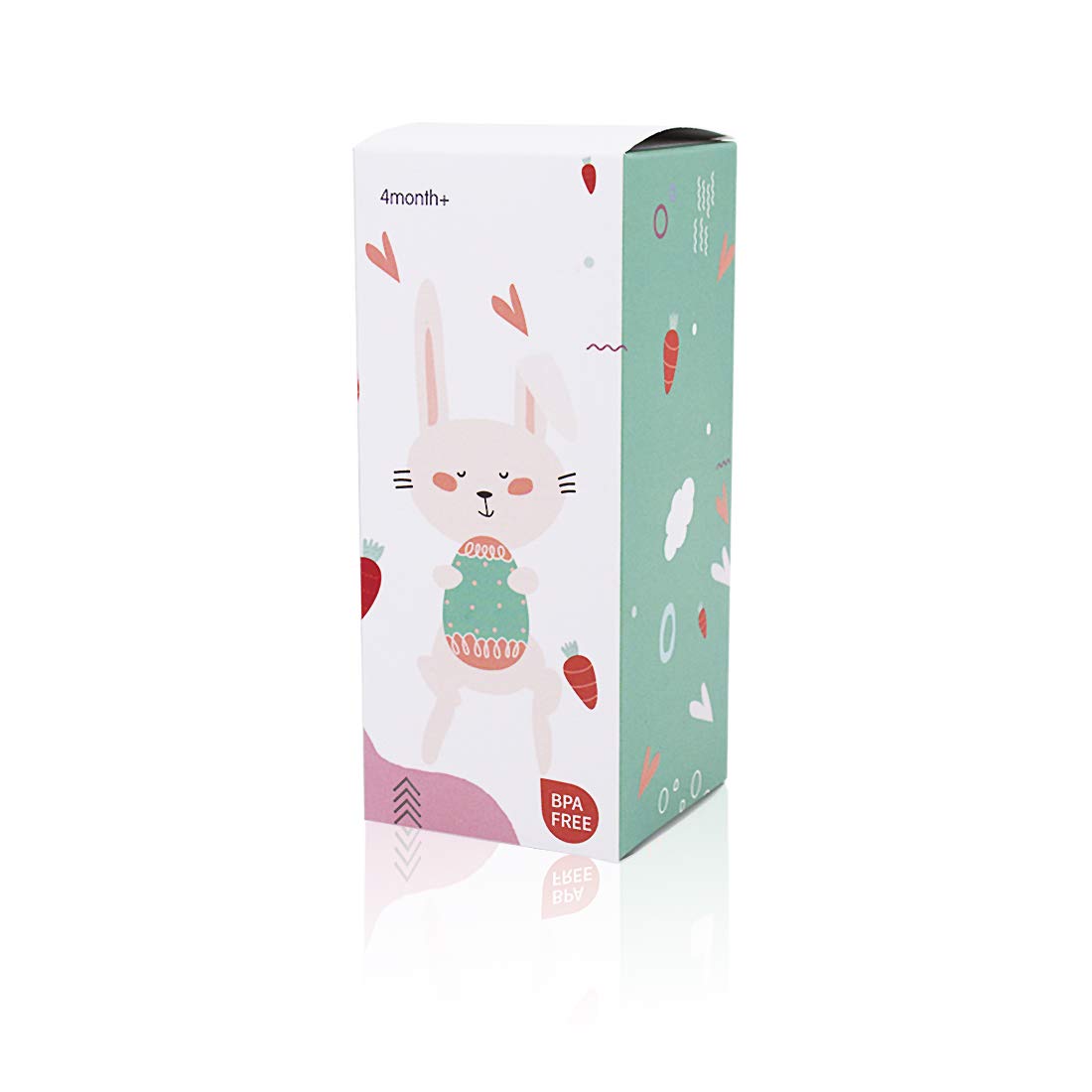 Chupón Sweet Baby Rosa Oro Diamantes Diseño VIP con Sujetador Mordedera Ergonómica Sin BPA para Bebé 0 a 18 Meses