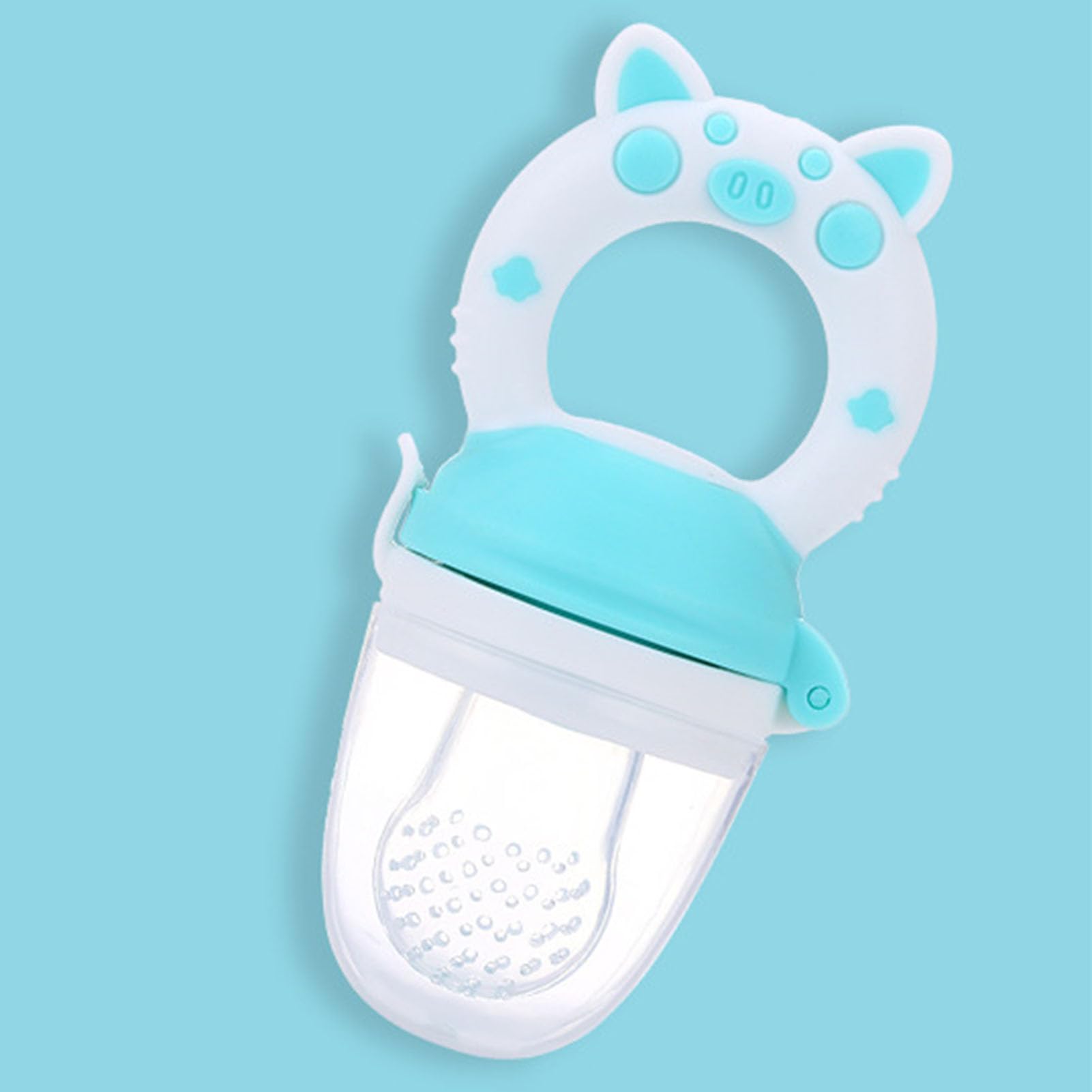 Chupete Alimentador de Alimentos de Frutas para Bebés, Chupete Alimentador de Alimentos de Frutas Frescas para Bebés, Chupete para la Dentición Infantil, Alimentador de Alimentos Chupón alimentador